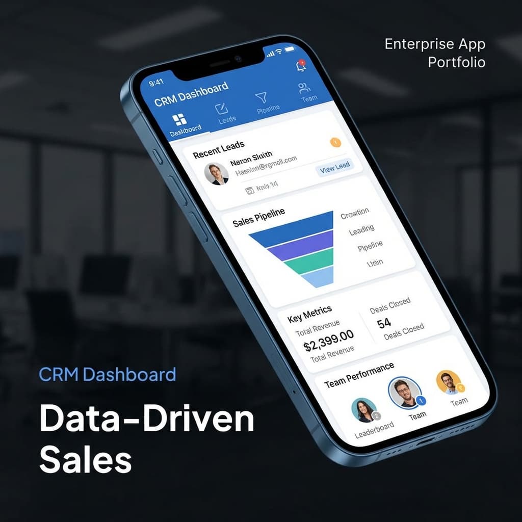 Sales Management Mobile App Design